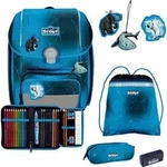 Scout Scout Genius Exklusiv Safety Light - Schulranzen Set 5tlg. - Blau