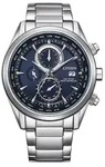 Citizen AT8260-85L Eco-Drive Solar Funk Herrenuhr Stahl/Blau - Blau