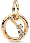 Widder Sternzeichen Anh&auml;nger PANDORA Moments, gold mit Zirkonia - Gold