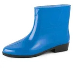 Ladeheid Damen Kurze Gummistiefel LAZT201801 (Blau, 37 EU) - Blau - 37