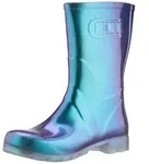 Beck Damen Glossy Gummistiefel, T&uuml;rkis, 36 EU - T&uuml;rkis - 36