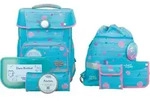 School-Mood Champion mit LED Patchy Schulranzen-Set 7-teilig Lilly t&uuml;rkis - T&uuml;rkis