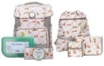 School-Mood Champion Nordic Collection Schulranzen-Set 7-teilig Leopard wei&szlig; - Wei&szlig;