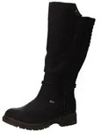 Rieker Stiefel bequem warm gef&uuml;ttert in schwarz, Gr. 37 - Schwarz - 37
