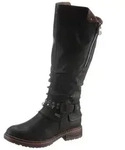 Rieker Damen Stiefel Varioschaft TEX schwarz, Damen:36 EU - Schwarz - 36
