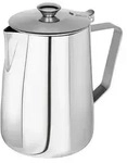 APS 10326 Kaffeekanne/Teekanne, mit Klappdeckel &Oslash; 12 cm, H&ouml;he 18,5 cm, 1,5...