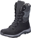 Rieker Wildebuk Damenschuhe Stiefel Schn&uuml;rer Schwarz Freizeit, Schuhgr&ouml;&szlig;e:36...