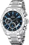 Festina Chronographen Timeless Chronograph Black - Blue - Schwarz