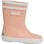 AIGLE Kinderstiefel Aigle Baby-Flac 2 rosa/wei&szlig; Gr&ouml;&szlig;e - 19
