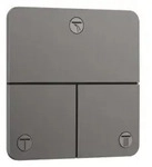 Fertigmontageset ShowerSelect Comfort Q Absperrventil, UP brushed black chrome
