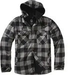 Brandit &Uuml;bergangsjacke Herren Lumberjacket Hooded schwarz S - Schwarz - S