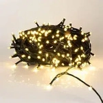 LED Weihnachts Lichterkette warm wei&szlig; - 40 m / 400 LED - Garten Deko...
