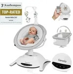 Lionelo Babywippe Bella SET 2in1, 360 Grad, Elektrisch drehbar, f&uuml;r Babys bis zu 9