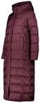 CMP Damen Winterjacke Long Coat FIX Hood Rot 34 - Rot - 34
