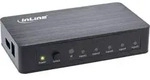 InLine HDMI Switch, 5-fach, 4K2K@60Hz, HDCP 2.2, HDMI, Schwarz, 60 Hz, 6 Gbit/s, 600