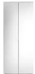 Schuhschrank LINCOLN Garderobenschrank Flurschrank Dielenschrank wei&szlig; Spiegel 80 cm