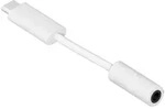 SON USB-C Line-In Adapter whit, Farbe:Wei&szlig; - Wei&szlig;