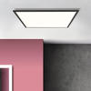 BRILLIANT schwarze LED Panel Deckenleuchte BUFFI | Deckenlampe in 60x60cm | 40...
