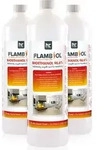 3x 1 L FLAMBIOL&reg; Bioethanol 96,6% Premium f&uuml;r Ethanol-Tischkamin in Flaschen