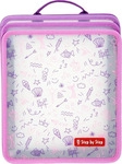 Step by Step Heftbox Faltbare Heftbox, DIN-A4-Format - Rosa
