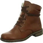 Schn&uuml;rstiefelette Warmfutter bis 35mm Absatz (casual) 71229-22 - Braun - 36