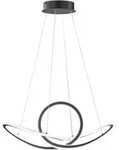 WOFI Pendelleuchte Madison schwarz 73 cm - - Schwarz