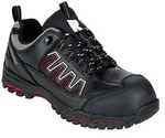 RUNNEX&reg; S3-Sicherheitshalbschuhe LightStar, Schwarz/Rot - Schwarz - 36