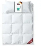 RIBECO GERMANY Daunenbettdecke Johanna 135x200 cm & Kopfkissen 40x80 cm im 2er Set