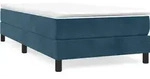vidaXL Boxspringbettgestell Dunkelblau 80x200 cm Samt - Blau