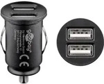 Dual-USB Auto Ladeger&auml;t (2xUSB) (schwarz) - Schwarz