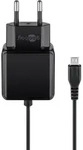 Goobay 49603, Drinnen, AC, Gleichstrom, 5 V, 3 A, 1,5 m, Schwarz - Schwarz
