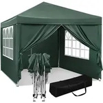 WOLTU Pavillon Pop-Up wasserdichter Faltpavillon, aus Oxford Metallrahmen 3 x 3...
