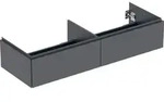 Geberit ONE Unterschrank f&uuml;r Aufsatzwaschtisch, 2 Schubladen, 133,2x26,6x47cm,