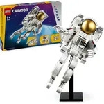 LEGO Creator 3in1 Astronaut im Weltraum Spielzeug, Modellbausatz mit Hund und