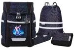 McNeill Schulranzenset TENERO 5tlg. - TRON - Dunkelblau