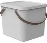 Rotho ALBULA, Aufbewahrungsbox, Wei&szlig;, Rechteckig, Kunststoff, Einfarbig, Drinnen -