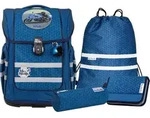 McNeill Schulranzen Ergo Compacto Schoolbag Set 5-teilig Tetra petrol - Petrol
