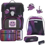 Scout Schulranzen Movie Star Neo Set 4-teilig Pink Pixel violett - Violett/Lila