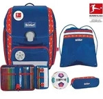 Scout Schulranzen Exklusiv Bundesliga Genius Set 4-teilig Bundesliga blau - Blau