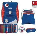 Scout Schulranzen Exklusiv Bundesliga Alpha Set 4-teilig Bundesliga blau - Blau