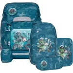 Beckmann Classic Jungle Game Schulrucksack Set 6tlg. - Blau