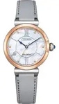 Citizen EM1074-15D Eco-Drive Solar Damenuhr Grau/Zweifarbig - Blau