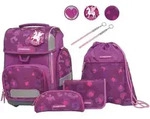 Schneiders Schulranzen Ergolite Set 9-teilig Berry Paw beere - Lila/Violett