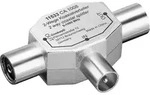Goobay Koax T-Adapter: 2x Koax-Buchse > Koax-Stecker, Metall - Silber
