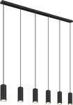 Globo Lighting H&auml;ngeleuchte Metall schwarz matt, 6x GU10