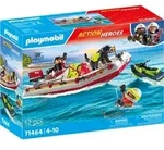 PLAYMOBIL Action Heroes 71464 Feuerwehrboot mit Aqua Scooter - Bunt