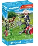 PLAYMOBIL Feuerwehr-Tierrettung, Aktion/Abenteuer, 4 Jahr(e), Mehrfarbig, Kunststoff