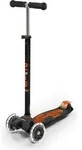 micro Scooter | maxi micro deluxe LED black/orange