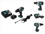 Makita DHP 458 RM1 Akku Schlagbohrschrauber 18 V 91 Nm + 1x Akku 4,0 Ah +...