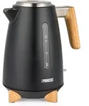 Princess 01.236061.01.001, 1,7 l, 3000 W, Beige, Schwarz, Edelstahl, Drahtlos -